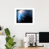 Blitze über den Horizont Poster (Heimbüro)