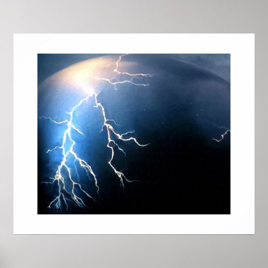 Blitze über den Horizont Poster (Vorne)