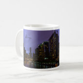 Blitze über der Kaffee-Tasse des Chicago River Kaffeetasse (Vorderseite Links)