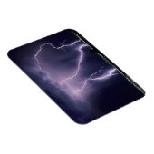 Blitze über Salt Lake Valley, Utah. Magnet (Rechte Seite)