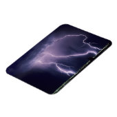 Blitze über Salt Lake Valley, Utah. Magnet (Linke Seite)