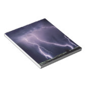 Blitze über Salt Lake Valley, Utah. Notizblock (angewinkelt)