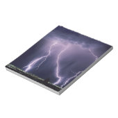 Blitze über Salt Lake Valley, Utah. Notizblock (Rotiert)