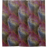 Blitze und rustikale geschmolzene Spritzgüsse aus Duschvorhang (Vorderseite)