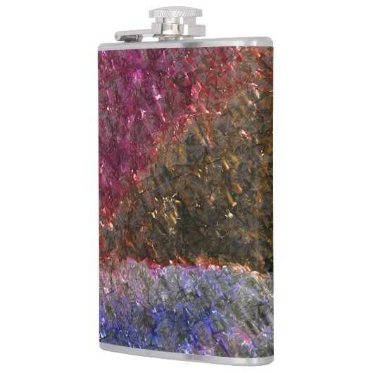 Blitze und rustikale geschmolzene Spritzgüsse aus Flachmann (Links)