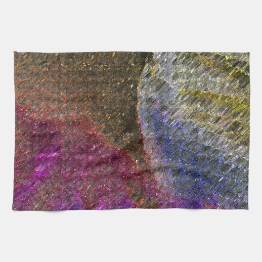 Blitze und rustikale geschmolzene Spritzgüsse aus Geschirrtuch (Horizontal)