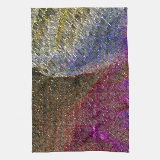 Blitze und rustikale geschmolzene Spritzgüsse aus Geschirrtuch (Vertikal)