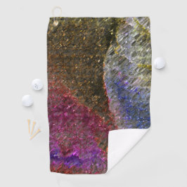 Blitze und rustikale geschmolzene Spritzgüsse aus  Golfhandtuch