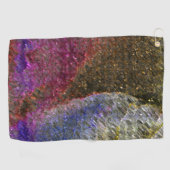 Blitze und rustikale geschmolzene Spritzgüsse aus  Golfhandtuch (Horizontal)