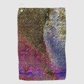 Blitze und rustikale geschmolzene Spritzgüsse aus  Golfhandtuch (Vorderseite)