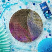 Blitze und rustikale geschmolzene Spritzgüsse aus  Pappteller (Party)