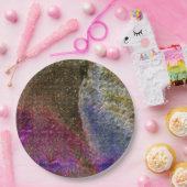 Blitze und rustikale geschmolzene Spritzgüsse aus  Pappteller (Party)