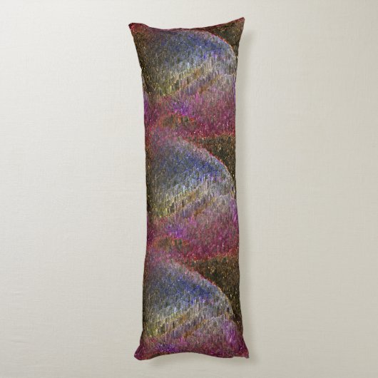 Blitze und rustikale geschmolzene Spritzgüsse aus  Seitenschläferkissen (Rückseite (Vertikal))