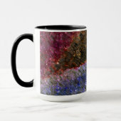 Blitze und rustikale geschmolzene Spritzgüsse aus  Tasse (Links)