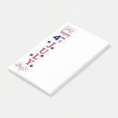 Blitze und Streifen Post-it Klebezettel (angewinkelt)