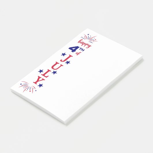 Blitze und Streifen Post-it Klebezettel (angewinkelt)