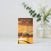 Blitze von Blitzen für Elektriker Visitenkarte (Stehend Vorderseite)