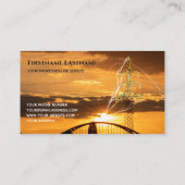 Blitze von Blitzen für Elektriker Visitenkarte (Rückseite)