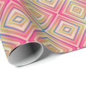 Blitze von Pinks alternatives Diamantmuster Geschenkpapier (Rolleneckpunkt)