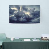 Blitze während des Gewitters Banner (Messeveranstaltung)