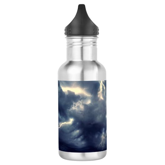 Blitze während des Gewitters Edelstahlflasche (Links)