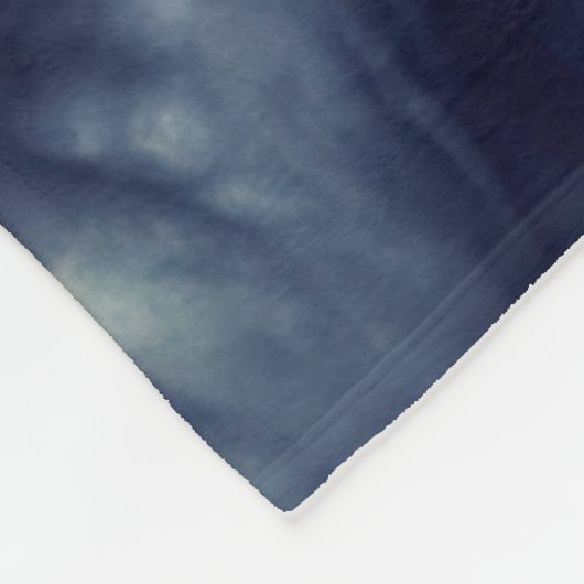 Blitze während des Gewitters Fleecedecke (Ecke)