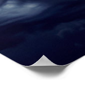 Blitze während des Gewitters Poster (Ecke)