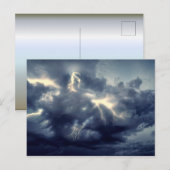 Blitze während des Gewitters Postkarte (Vorne/Hinten)