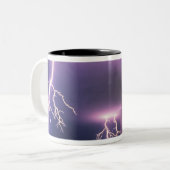 Blitze. Zweifarbige Tasse (Vorderseite Links)
