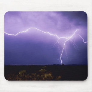 Blitzeinschlag über Wüste, Big Bend Mousepad