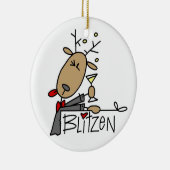 Blitzen, das Reindeer Christmas Keepake Ornament (Rechts)