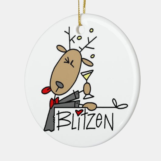 Blitzen, das Reindeer Christmas Keepake Ornament (Links)