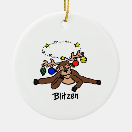 Blitzen/ Donner Ornament (Vorne)