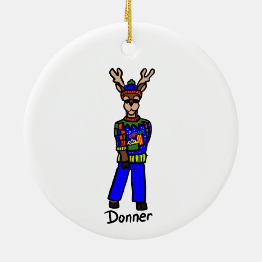 Blitzen/ Donner Ornament (Hinten)