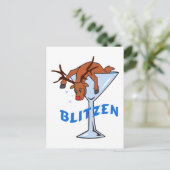 Blitzen Postkarte (Stehend Vorderseite)