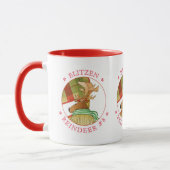 BLITZEN REINDEER Red Combo Tasse (Links)
