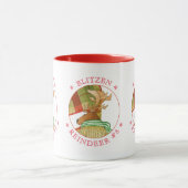 BLITZEN REINDEER Red Combo Tasse (Zentrum)