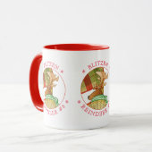 BLITZEN REINDEER Red Combo Tasse (Vorderseite Links)