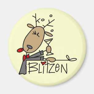 Blitzen Ren-T - Shirts und Geschenke Magnet