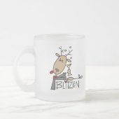 Blitzen Ren-T - Shirts und Geschenke Mattglastasse (Links)