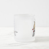 Blitzen Ren-T - Shirts und Geschenke Mattglastasse (Mittel)