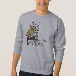 Blitzen Ren-Weihnachtst-shirts und -geschenke Sweatshirt
