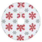 Blitzen Tree Skirt Polyester Weihnachtsbaumdecke (Vorderseite)