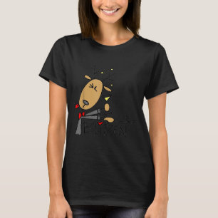 Blitzen Weihnachten Lustiges Rentier T-Shirt
