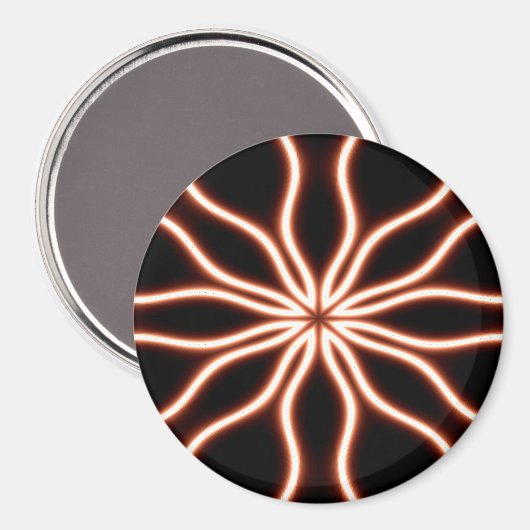 Blitzende Blume... Magnet (Vorderseite/Rückseite)