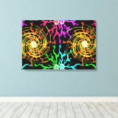 Blitzende Hurrikan-Leinwand Leinwanddruck (Insitu (Holzboden))