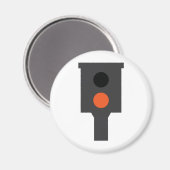 Blitzer-Symbol Magnet (Vorderseite/Rückseite)