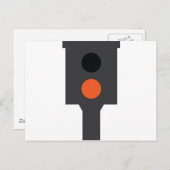 Blitzer-Symbol Postkarte (Vorne/Hinten)