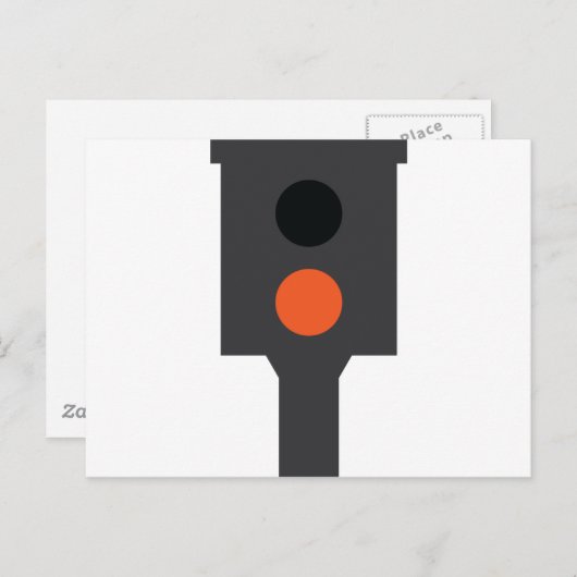 Blitzer-Symbol Postkarte (Vorne/Hinten)