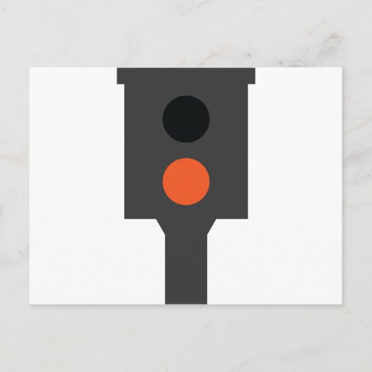 Blitzer-Symbol Postkarte (Vorderseite)